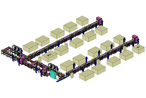 鋰電池隔膜檢驗下料輸送線 鋰電池隔膜檢驗下料輸送線